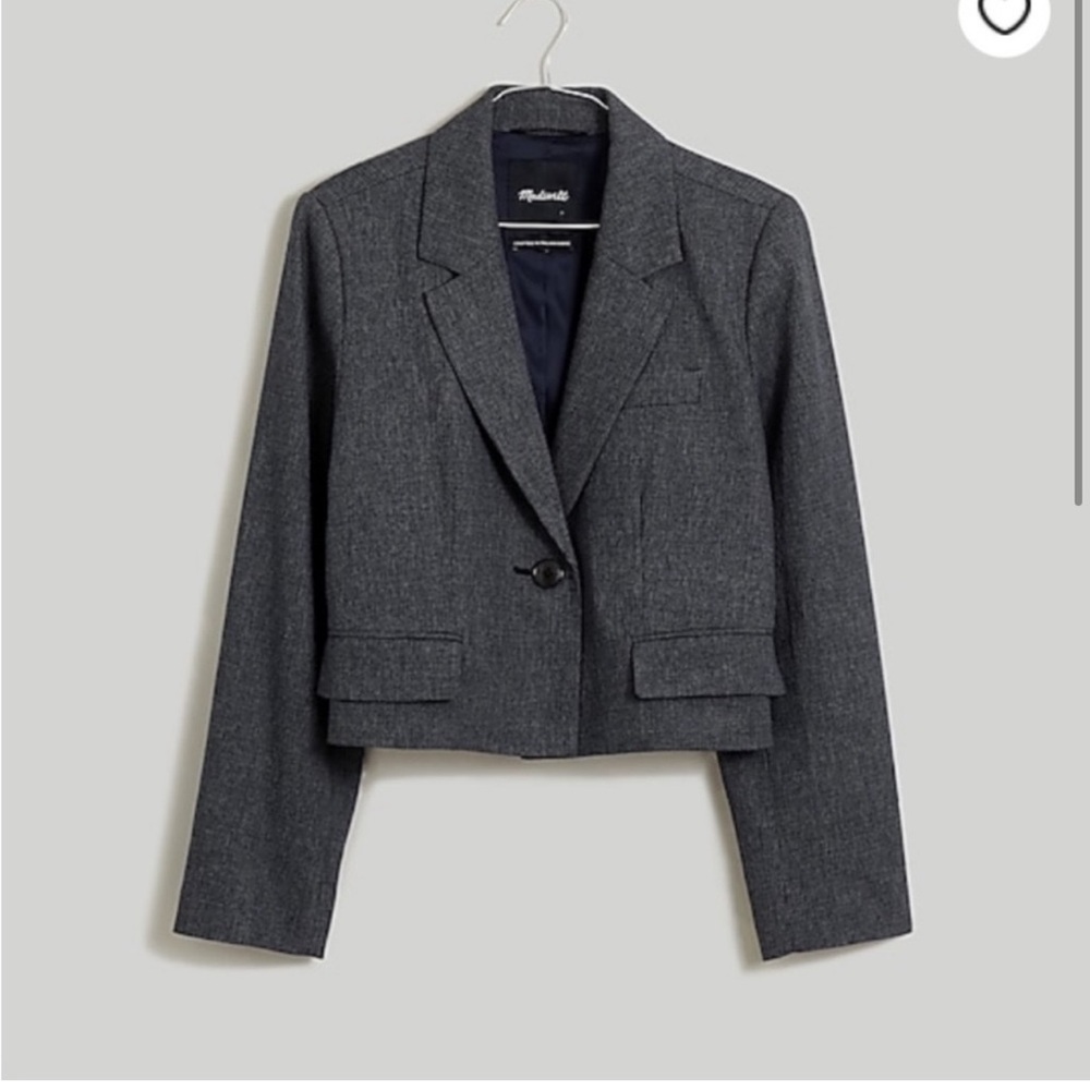 Madewell The Sutter Crop Blazer